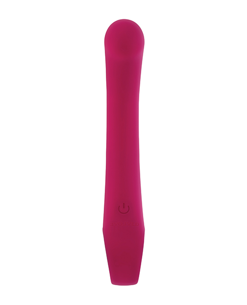 Thumbnail for Evolved Pleasure Curve G-Spot Vibrator - Burgundy
