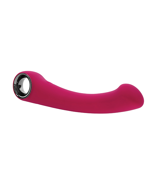 Thumbnail for Evolved Pleasure Curve G-Spot Vibrator - Burgundy