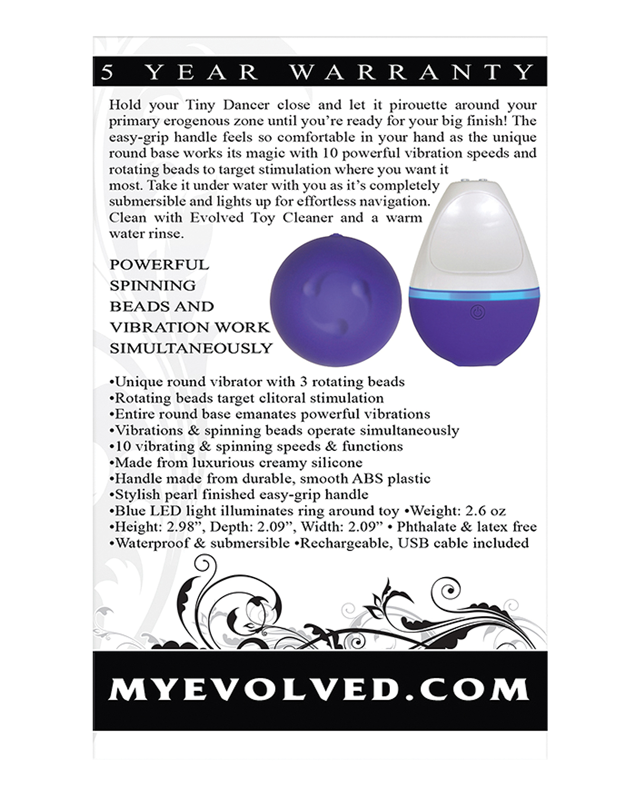 Thumbnail for Evolved Tiny Dancer Rechargeable Bullet