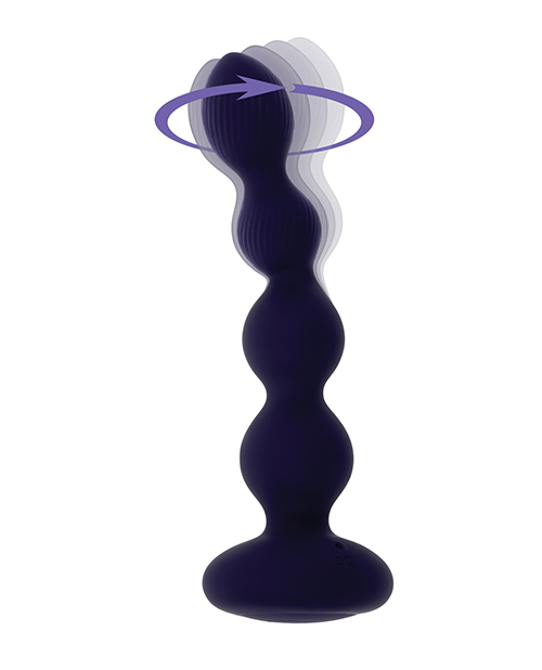 Thumbnail for Evolved Pleasure Orbit Remote Controlled Anal Vibe - Purple