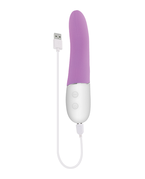 Thumbnail for Evolved Slip of the Tongue G-Spot Vibrator - Purple/White