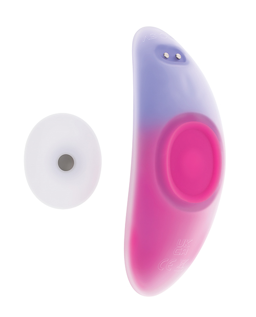 Thumbnail for Evolved Paradise Panty Curved Panty Vibe w/Remote Control - Pink/Purple