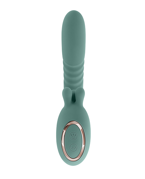 Thumbnail for Evolved Thrust into Ecstasy Thrusting Rabbit Vibrator - Mint