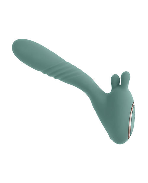 Thumbnail for Evolved Thrust into Ecstasy Thrusting Rabbit Vibrator - Mint