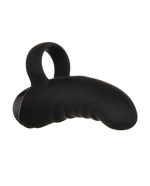 Thumbnail for Evolved Hooked on You Curved Finger Vibrator - Black