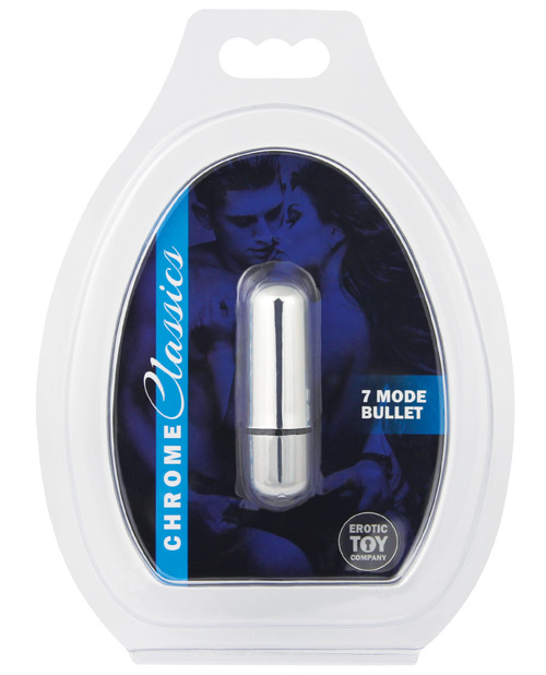 Thumbnail for Erotic Toy Company Chrome Classics Bullet 7 Speed - Silver