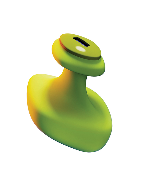Thumbnail for Dame Fin 2.0 Finger Vibrator - Citrus