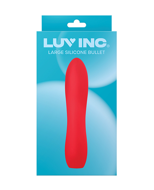 Thumbnail for Luv Inc. Large Silicone Bullet - Red