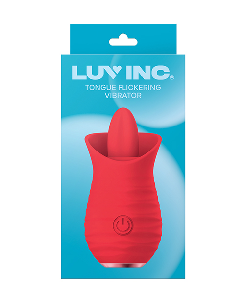 Thumbnail for Luv Inc. Tongue Flickering Vibrator - Red