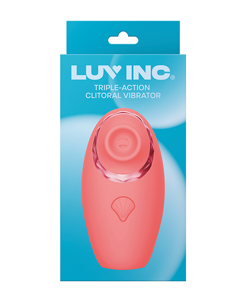 Thumbnail for Luv Inc. Triple - Action Clitoral Vibrator - Coral