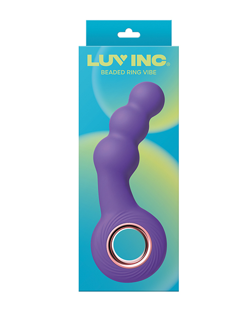 Thumbnail for Luv Inc. Beaded Ring Vibrator - Purple