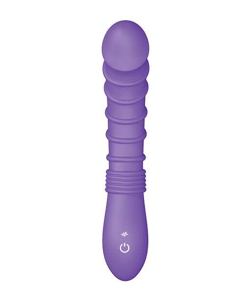 Thumbnail for Luv Inc. Ribbed G-Spot Vibrator - Purple