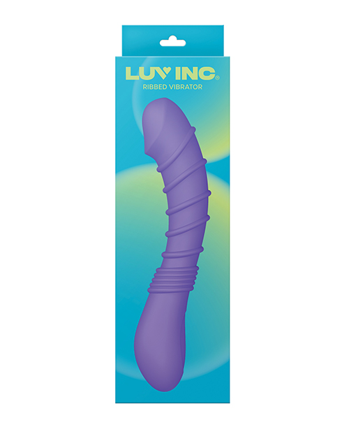 Thumbnail for Luv Inc. Ribbed G-Spot Vibrator - Purple