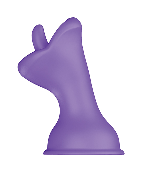Thumbnail for Luv Inc. Mouth &amp; Tongue Suction Cup Vibrator - Purple