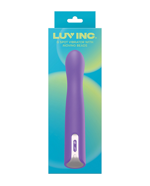 Thumbnail for Luv Inc. G-Spot Vibrator w/Moving Beads - Purple