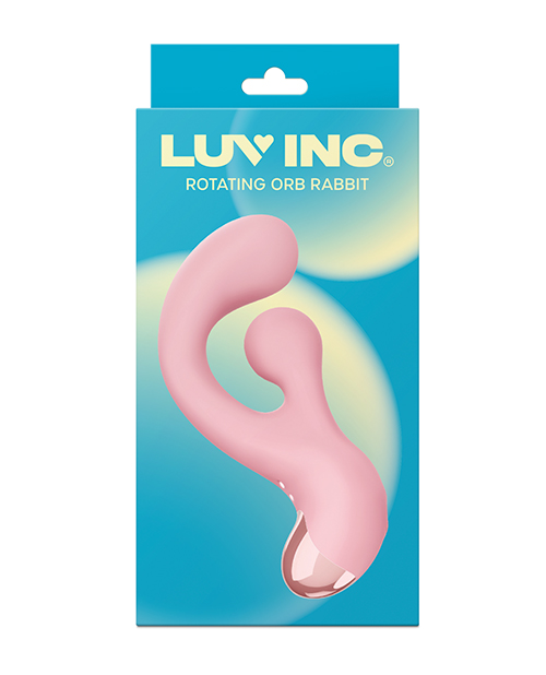 Thumbnail for Luv Inc. Rotating Orb rabbit - Light Pink