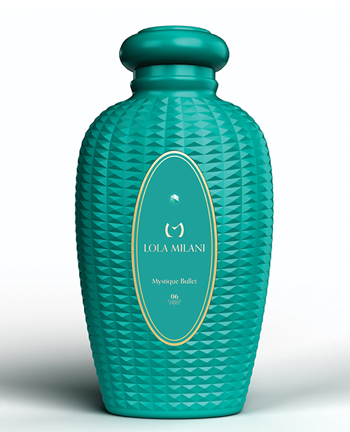 Thumbnail for Lola Milani Mystique Bullet w/Emerald Bottle - Teal
