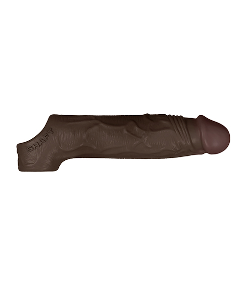Thumbnail for Shaft Model F Flexskin Liquid Silicone 7.8&quot; Sheath - Mahogany
