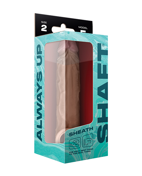 Thumbnail for Shaft Model F Flexskin Liquid Silicone 8.8&quot; Sheath - Pine