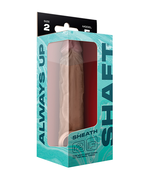 Thumbnail for Shaft Model F Flexskin Liquid Silicone 8.8&quot; Sheath - Oak