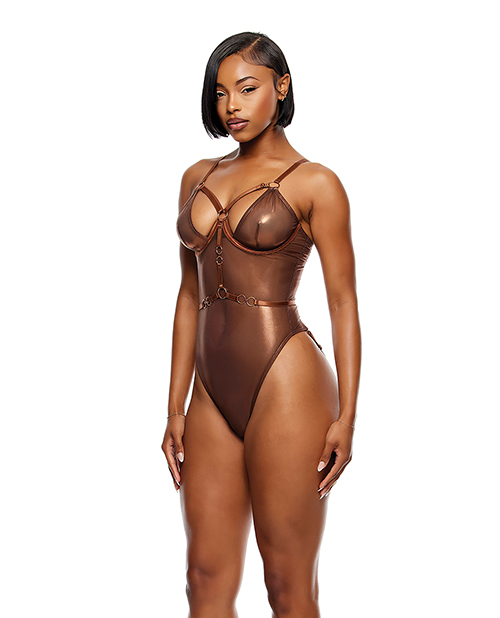 Thumbnail for Liquid Metal Metallic Mesh Teddy - Metallic Copper SM