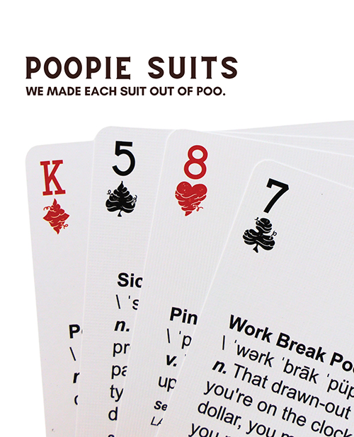 Thumbnail for 52 Deuces Poop Themed Playing Cards