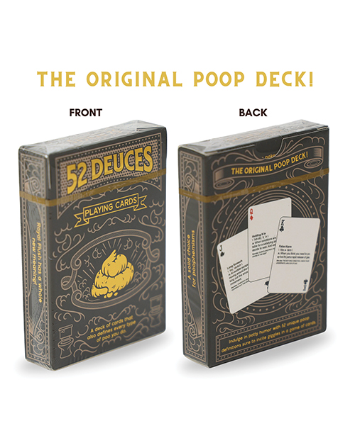 Thumbnail for 52 Deuces Poop Themed Playing Cards