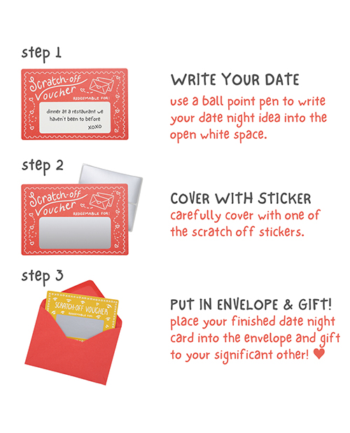 Thumbnail for Mini Date Night Shenanigans DIY Scratch Off Vouchers &amp; Coupons