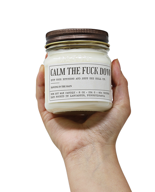 Thumbnail for Calm The Fuck Down - Funny Candle 8 oz Soy Wax