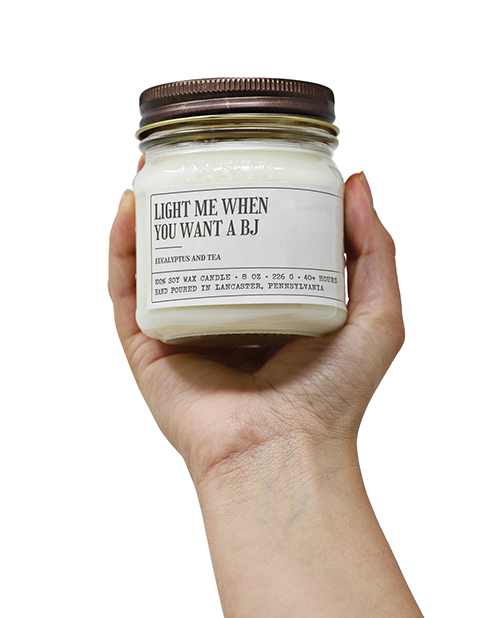 Thumbnail for Light Me When You Want A BJ - Funny Candle 8 oz Soy Wax
