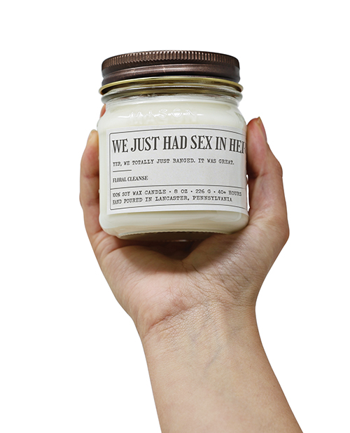 Thumbnail for We Just Had Sex In Here - Funny Candle 8 oz Soy Wax