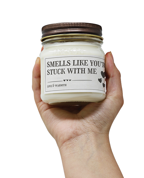 Thumbnail for Smells Like You're Stuck With Me - Funny Candle 8 oz Soy Wax