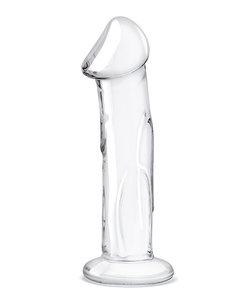 Thumbnail for Glas 6" Dildo w/Veins & Flat Base