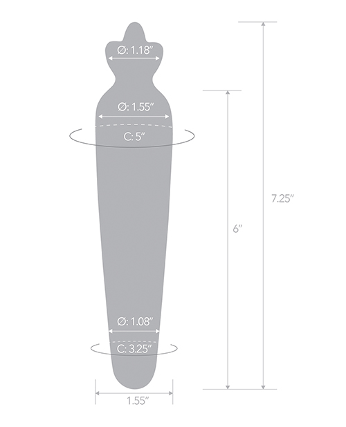 Thumbnail for Glas 7.25&quot; Dildo Bunny&apos;s Secret
