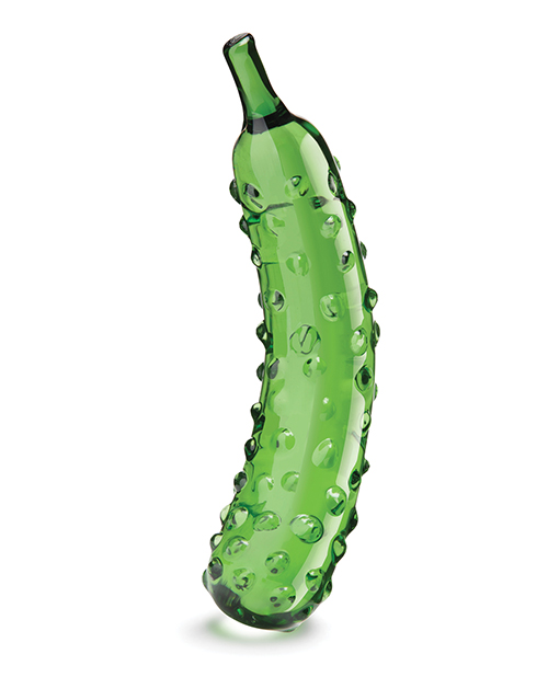 Thumbnail for Glas 8.25&quot; Dildo Caressing Cucumber