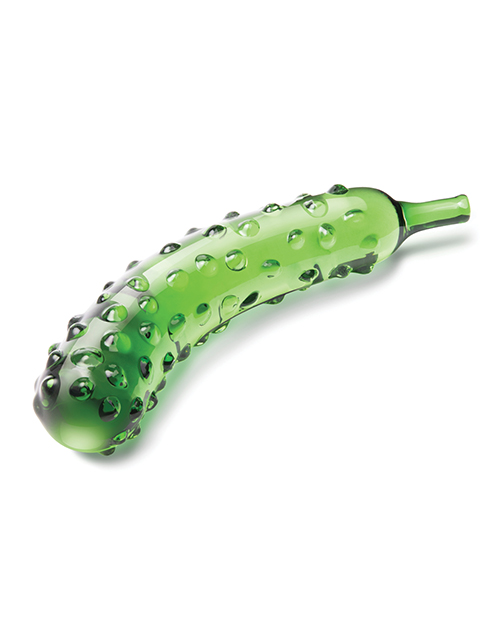 Thumbnail for Glas 8.25&quot; Dildo Caressing Cucumber