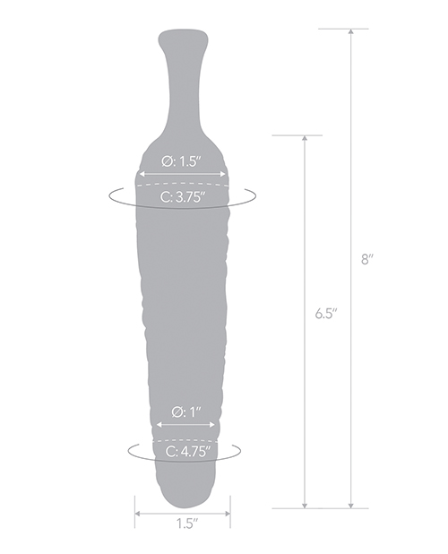 Thumbnail for Glas 8&quot; Dildo Cornstar