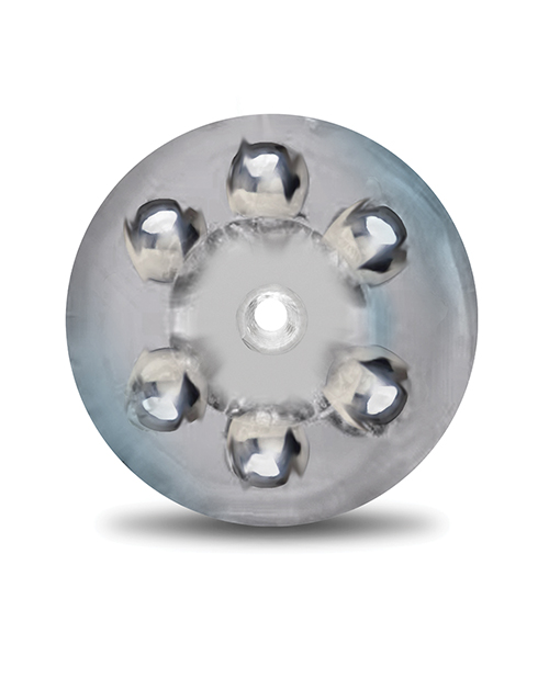 Thumbnail for MSTR B8 Head Banger Beaded Clear-View Stroker - Clear