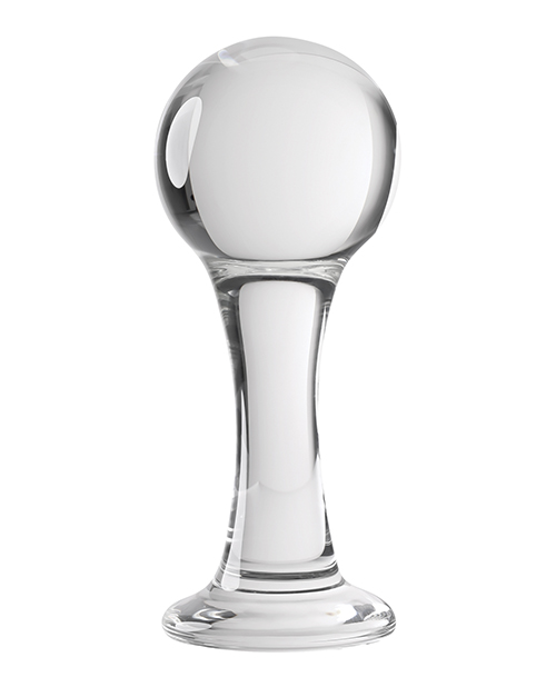 Thumbnail for Gender X The Baller Glass Plug - Clear