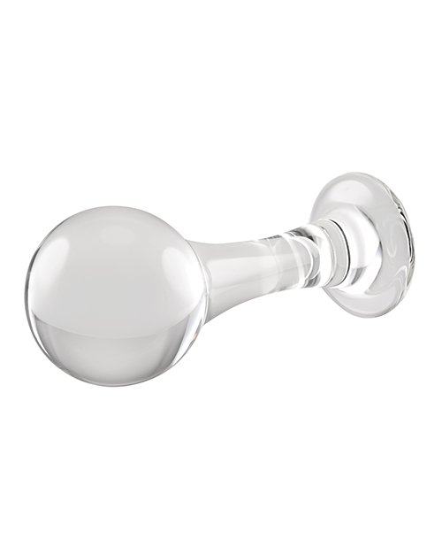 Thumbnail for Gender X The Baller Glass Plug - Clear