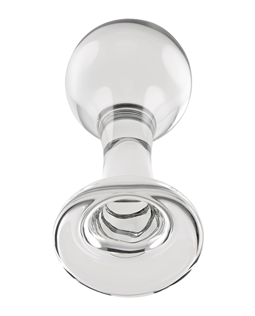Thumbnail for Gender X The Baller Glass Plug - Clear