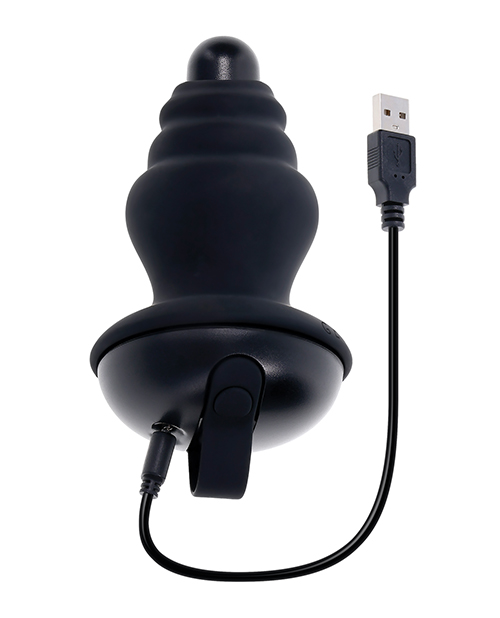 Thumbnail for Gender X ECHO Vibrating Shaft w/Removable Silicone Sleeve - Black