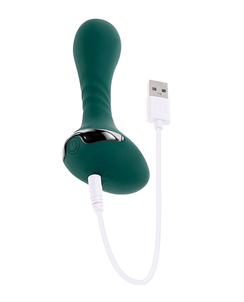 Thumbnail for Gender X Goes Anywhere Vibrating Silicone Plug - Teal