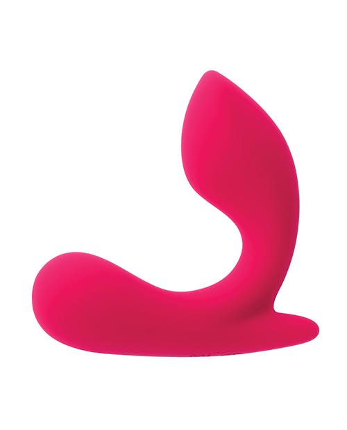 Thumbnail for Gender X All About the Bass Curved Stimulator w/Remote Control - Pink
