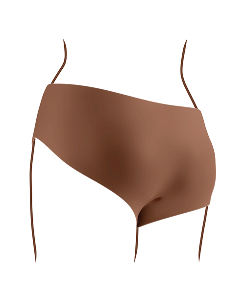 Thumbnail for Gender X Vagina Briefs Undergarments - Dark