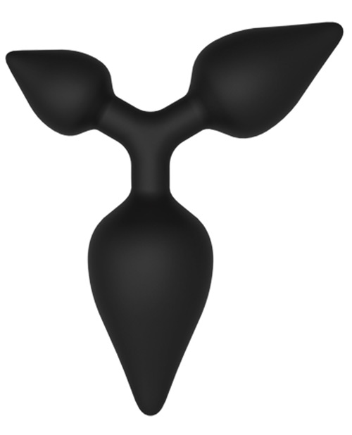 Thumbnail for Wet Dreams Triple Play Anal Plug - Black
