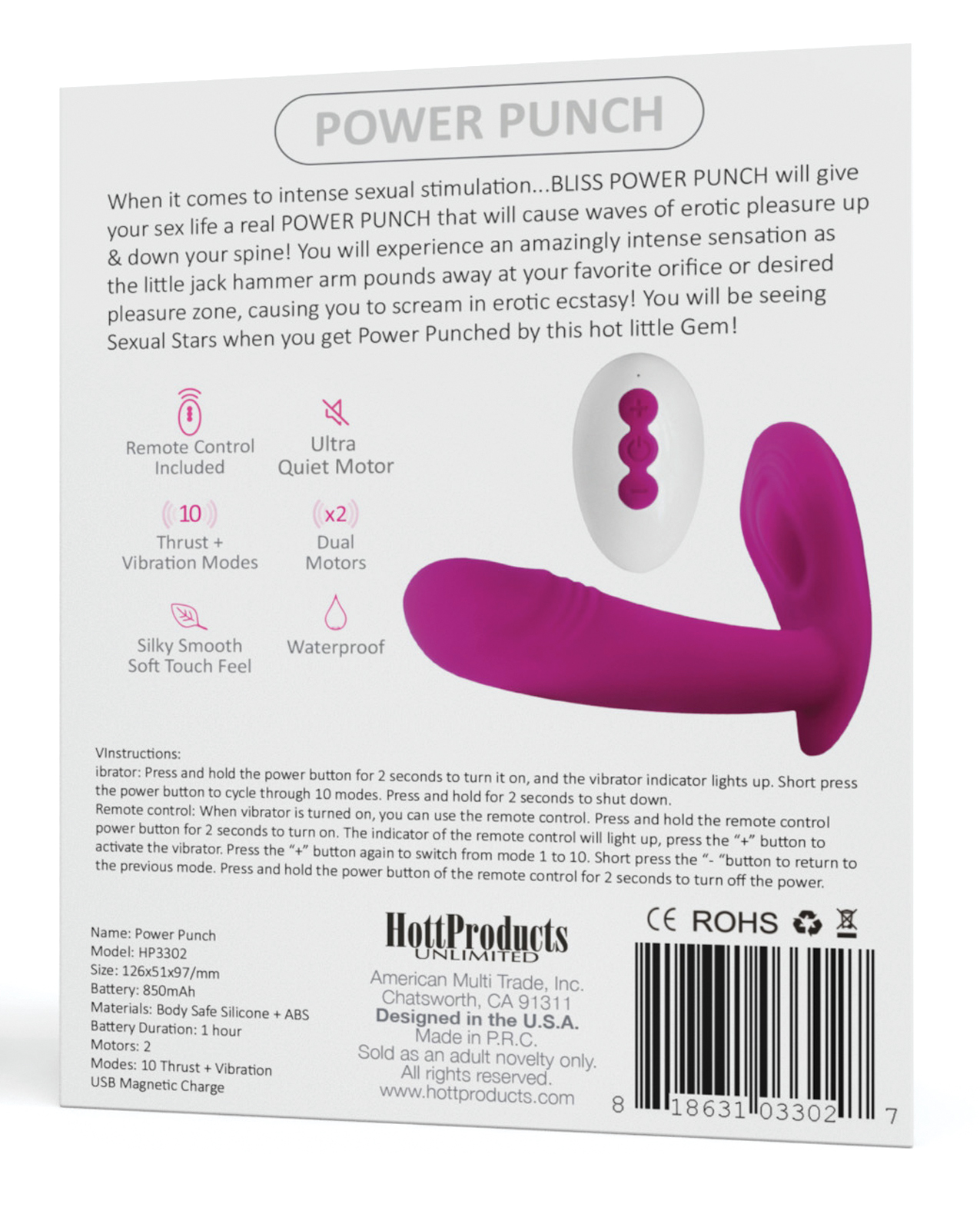 Thumbnail for Bliss Power Punch Thrusting Vibe