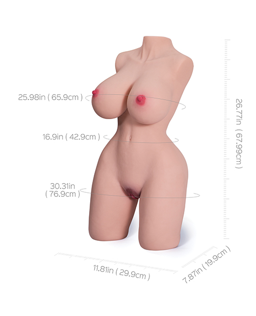 Thumbnail for Saffron Huge Breast Adult Torso Sex Doll