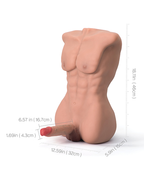 Thumbnail for Atlas Torso Male Sex Doll with Flexible Dildo