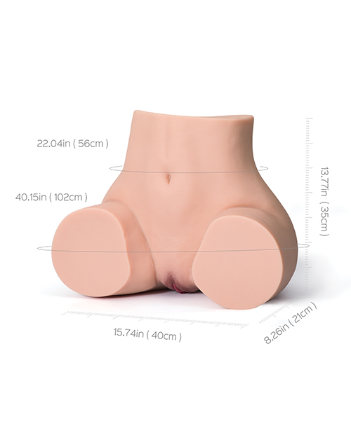 Thumbnail for Peach Realistic Butt w/Vagina Anal Sex Doll Torso